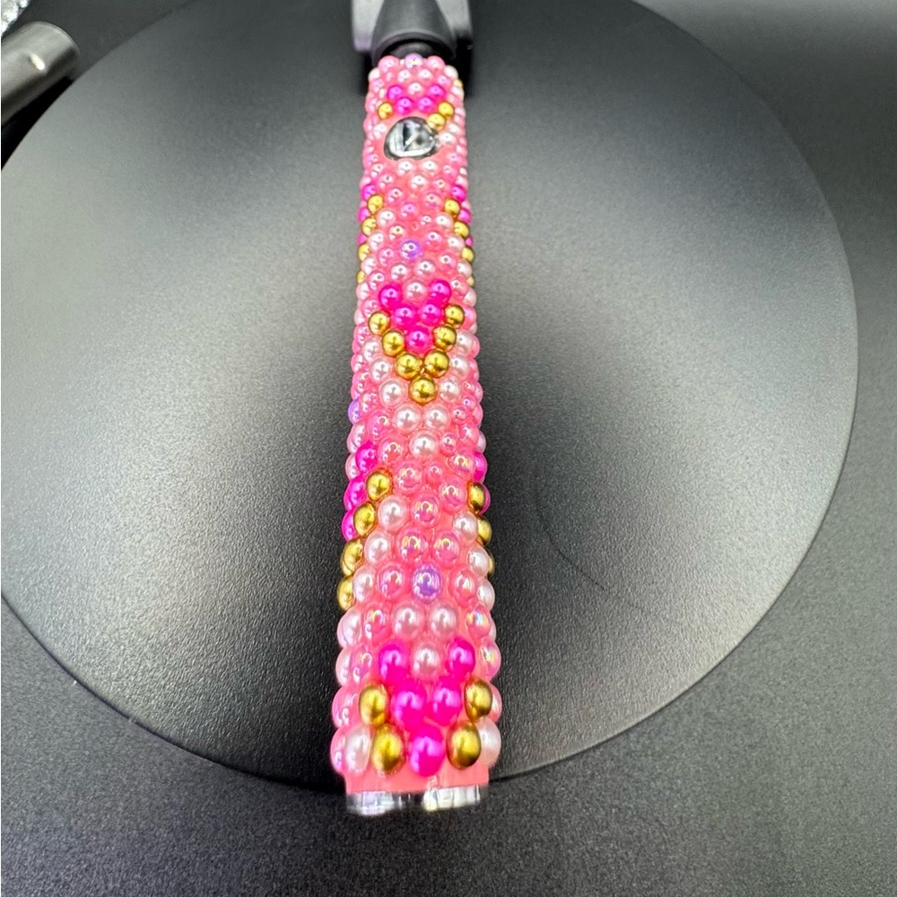 Pink Rhinestone 510 Threaded Battery - Picture 3 of 4
